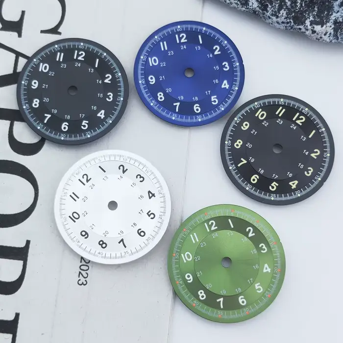 Manbushijie – cadran de montre noir