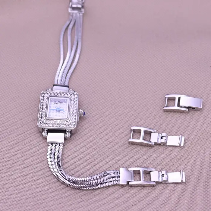 Montre à quartz julius mini dame pour femme, horloge élégante, bracelet habillé, cadeau d'anniversaire pour fille, mode japonaise