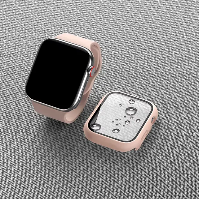 Verre trempé + étui pour Apple Watch 38mm 40mm 41mm 42mm 44mm 45mm 46mm