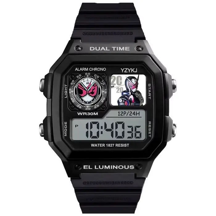 Kamen Rider montre numérique carré-anime
