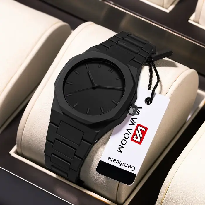 VA VA VOOM marque hommes montre créative mode Silicone noir Style d'affaires arabe numérique créatif militaire Quartz montres de sport
