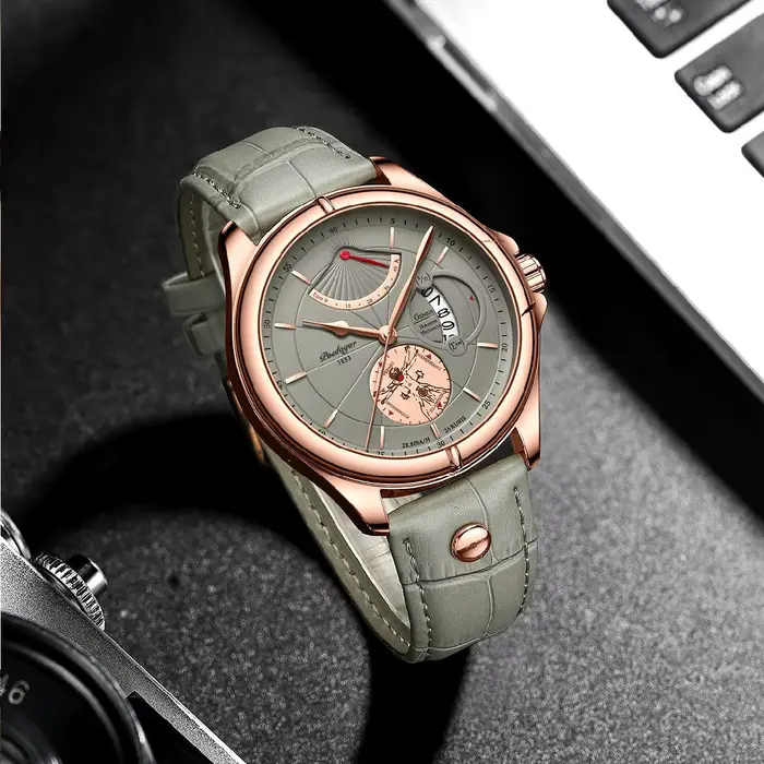 Montre-bracelet de sport à grand cadran pour homme