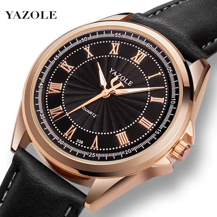 YAZOLE montre à Quartz hommes Top marque montres de luxe horloge montre-bracelet