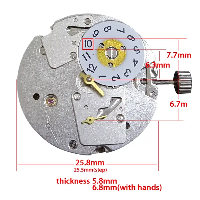 Montre mécanique à mouvement automatique avec petite seconde et fonction de retournement des heures