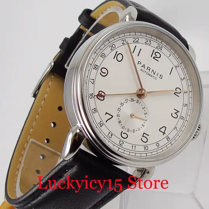 Montre-bracelet pour homme PARNIS ronde GMT