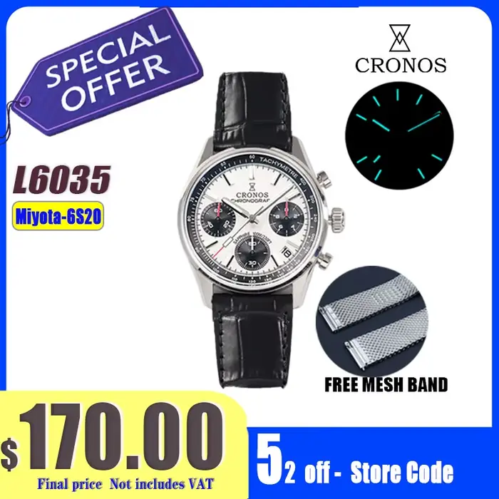 Cronos – montre à Quartz pour hommes