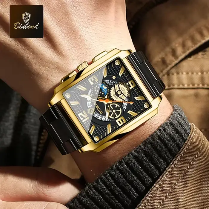 BINBOND montre pour hommes classique