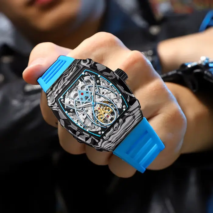 TING ANFIGO-Montre Mécanique Creuse existent