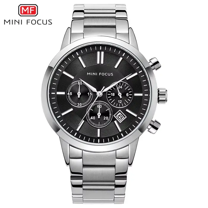 Montre de luxe Daniel Gorman pour hommes avec fonction chronographe et affichage de la phase de la lune pour occasions spéciales et tous les jours