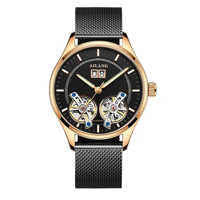 AI LANG Montre mécanique automatique authentique AAA
