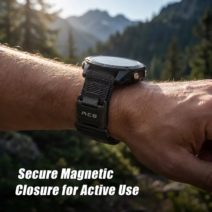 Bracelets de montre en nylon pour montres Garmin 22 mm