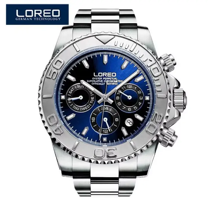 LOREO – montre mécanique automatique pour hommes