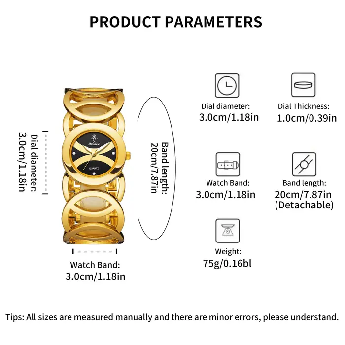 Montre-bracelet tendance pour femme : une montre à quartz luxueuse