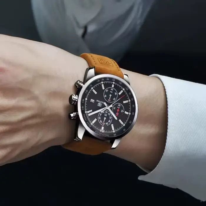 BENYAR 5102 haut tendance marque montre pour hommes Quartz luxe chronographe