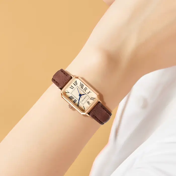 Montres décontractées à cadran numérique rétro pour femmes
