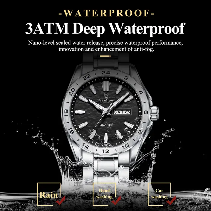 Montres pour hommes POEDAGAR Fashion Business