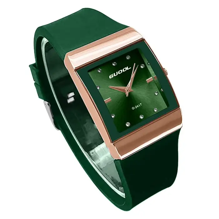 Nouvelles montres à quartz pour hommes et femmes, montres à cadran carré, montres à quartz élégantes