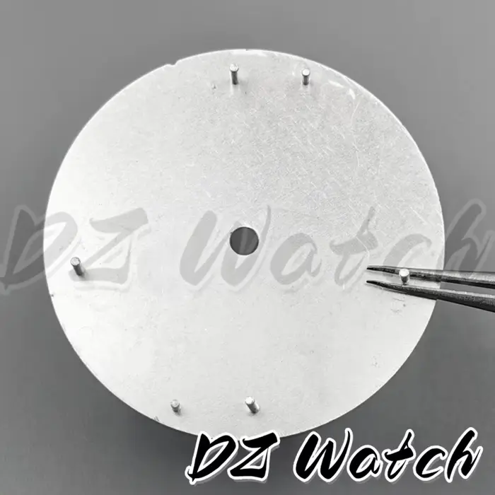 Cadran de montre DZ 29 mm avec index noir