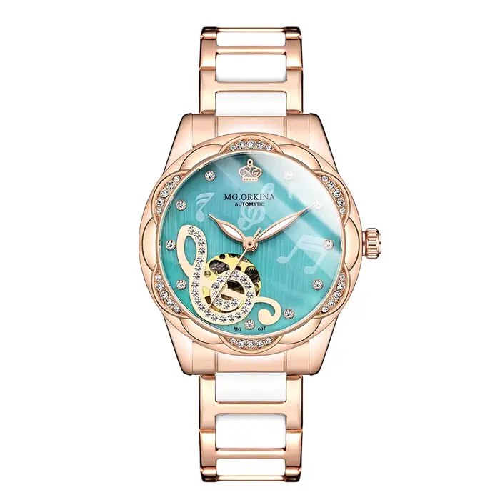 Montre-bracelet mécanique pour femme