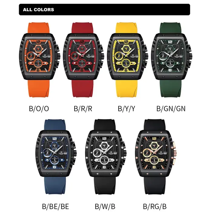 2025 nouvelle montre-bracelet homme NAVIFORCE haut de gamme qualité étanche chronographe montre à Quartz pour hommes