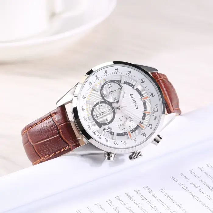 BERNY montre pour hommes montres multifonction chronographe