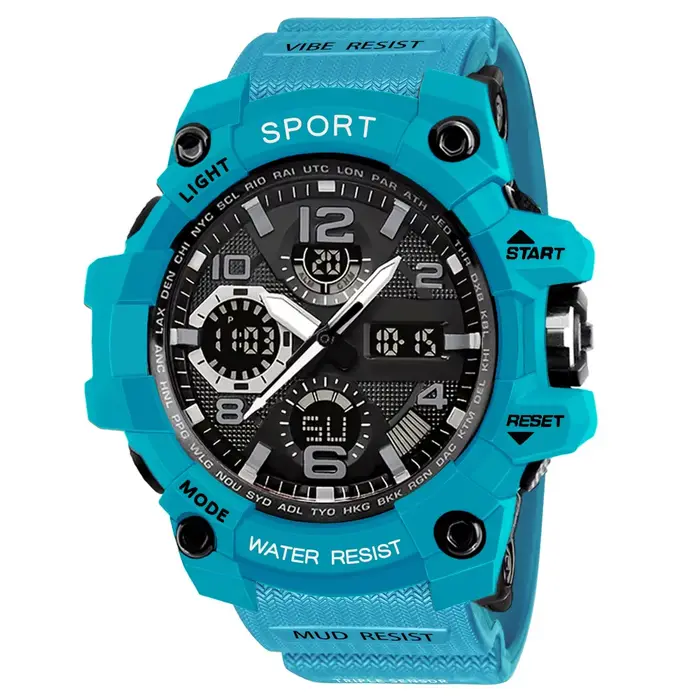Montre à grand cadran pour hommes à la mode