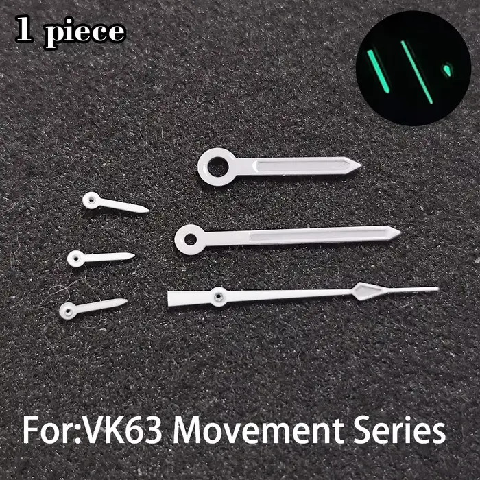 Aiguilles VK63 pour mouvement VK63, aiguilles Speed Master VK63, aiguilles chronographe VK63, aiguil