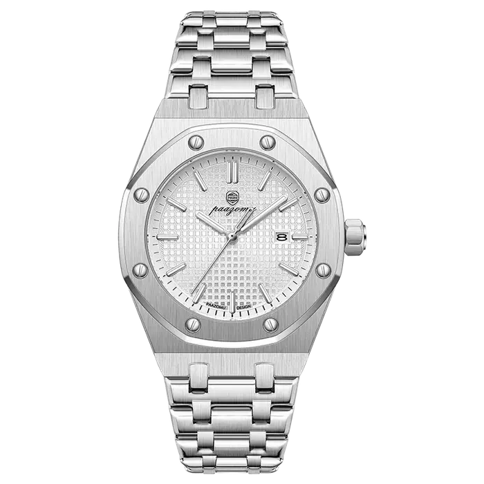 PAAZOMU luxe carré homme montre à Quartz étanche lumineux Date
