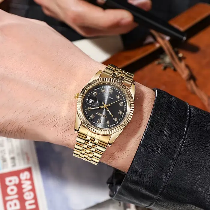 Livraison directe 2020 produits les plus vendus montres à Quartz pour hommes en acier marque de luxe de qualité supérieure zegarek meski relógios masculino