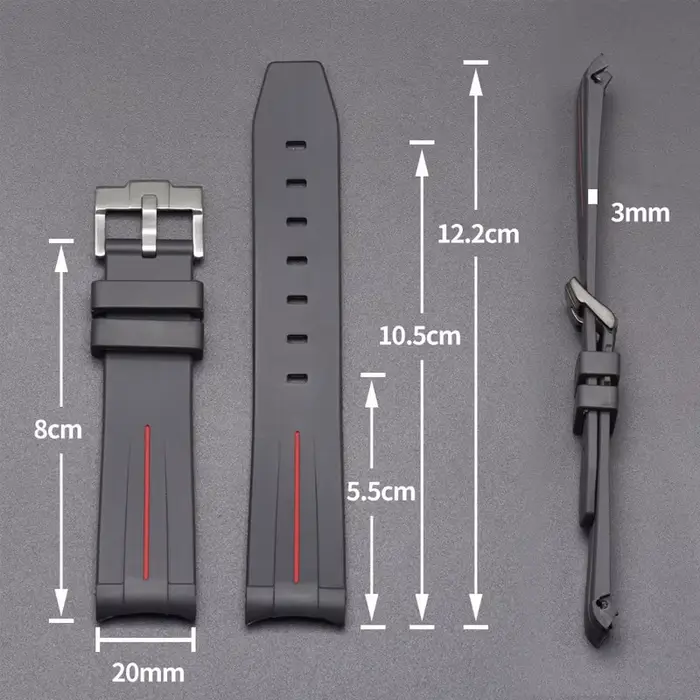 Bracelet de montre pour Omega X Swatch Joint MoonSwatch Speedmaster extrémité incurvée