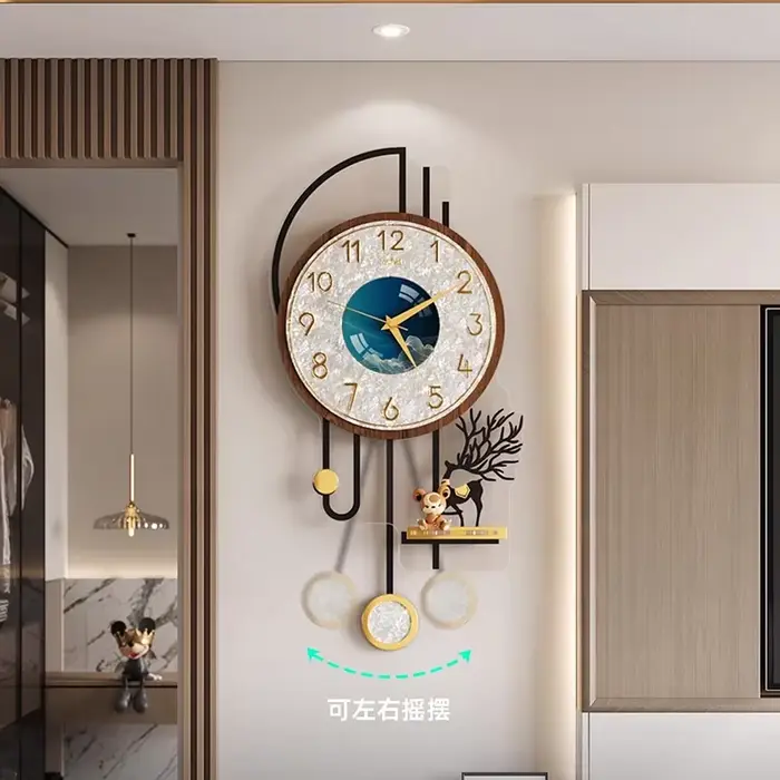 Horloges murales numériques pour salon