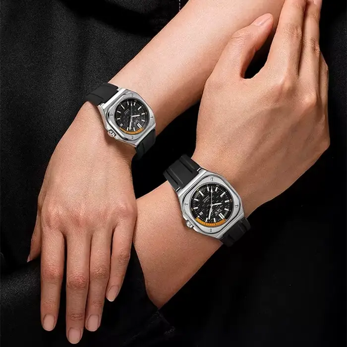 Montre CARNIVAL I & W montres mécaniques pour Homme femme marque de luxe Montre-bracelet automatique hommes femmes 50 M étanche Reloj Hombre