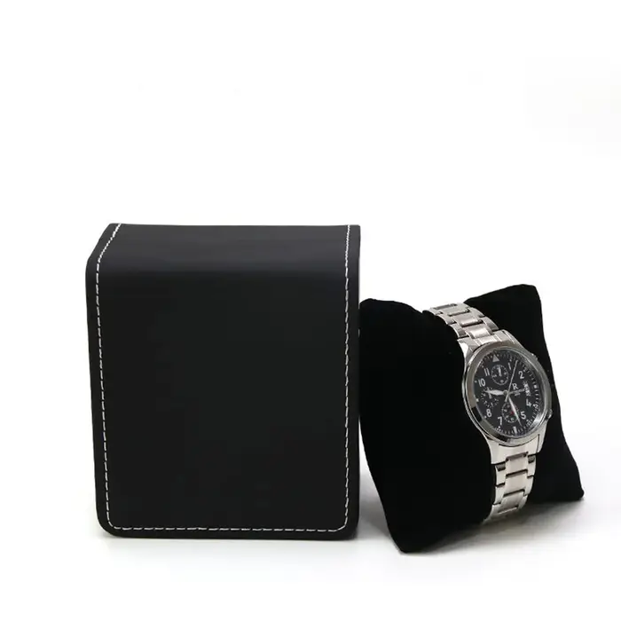 Boîte à montres en cuir PU élégante pour hommes rangement et protection des montres occasions spéciales cadeau de luxe