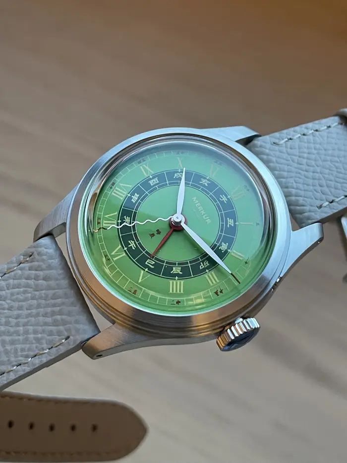 Merkur – montre rétro pour hommes, éléments chinois, montre d'affaires, Vintage, automatique, mécani