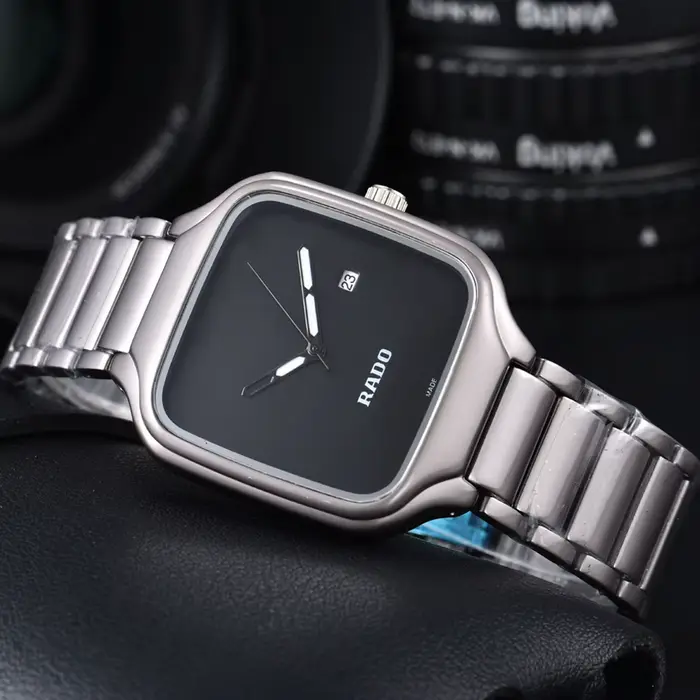 Montres classiques de qualité supérieure de marque Rado pour hommes