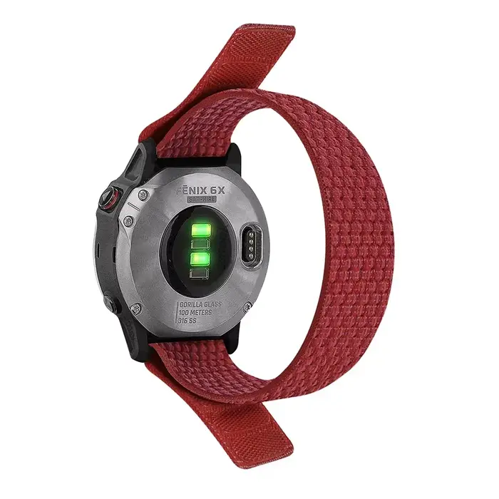 Bracelet de montre à ajustement rapide en Nylon à boucle à crochet pour Garmin Fenix 8 7X/Epix Pro/I