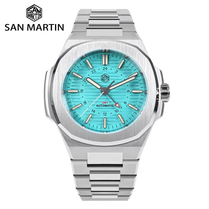 San Martin Hommes Montre Nouveau 43mm Gstuff Classique D'affaires De Luxe existent Mécanique Montres