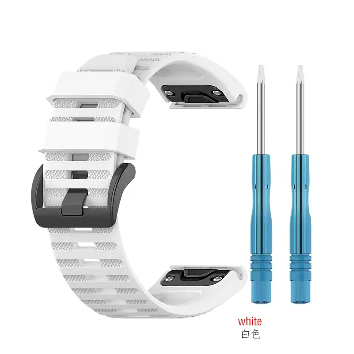 Bracelet QuickFit 22mm 26mm pour Garmin Epix Gen 2 Bracelet en Silicone pour Garmin Fenix 7 7X 5Plus 6XPro Enduro 2 Bracelet de montre