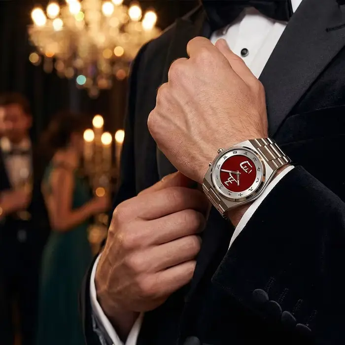 Montre en alliage avec cadran analogique-digital pour homme et femme, style robe, résistance à l'eau 3 bars, parfait pour les occasions spéciales et quotidiennes