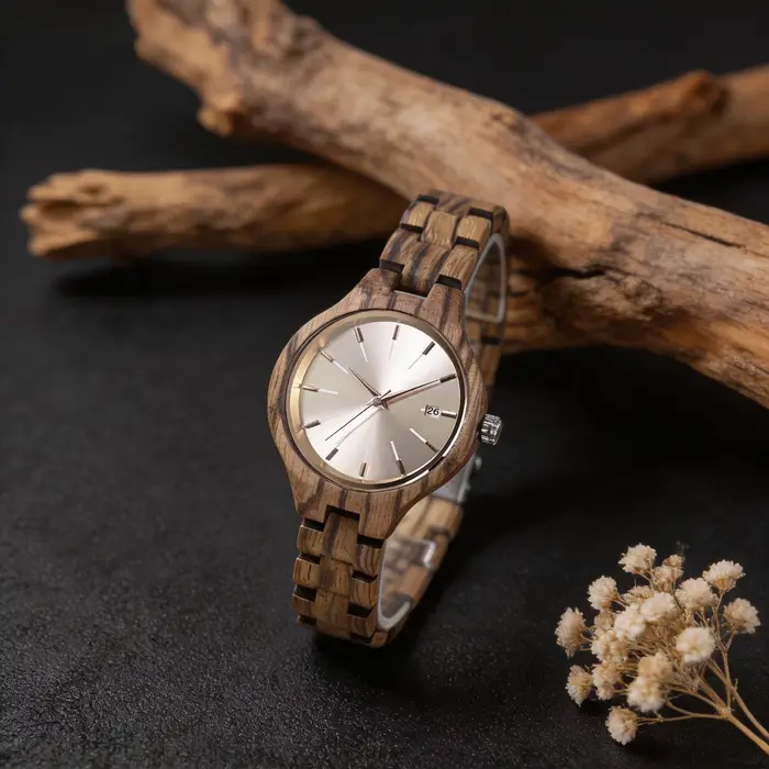Montre en bois pour femme