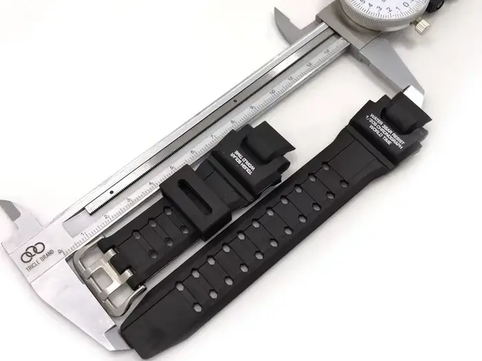 Bracelet pour Casio G-SHOCK GW-A1100 GW-A1000 GW-4000 GA-1000/1100 G-1400 hommes noir étanche Sport Silicone résine