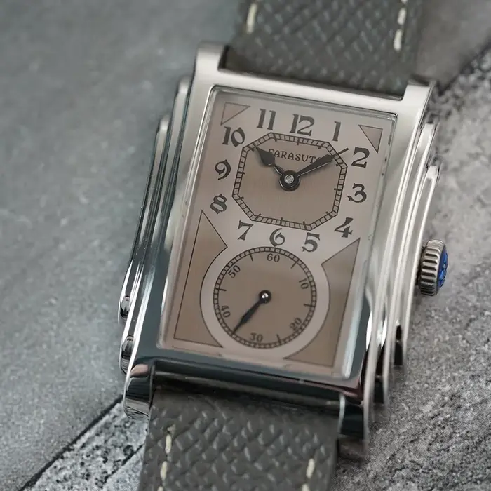 Montre Mécanique Automatique Carrée Rétro FARASUTE Guangzhou pour Homme