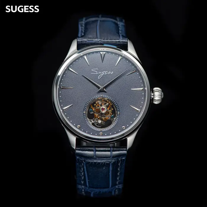 Sugess-Montre Tourbillon Master Tianjin Movement ST8000 pour homme