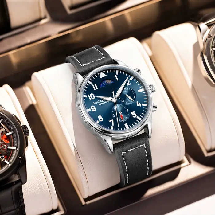 Série de montres de luxe haut de gamme, montre mécanique pour homme, style business casual, remontag