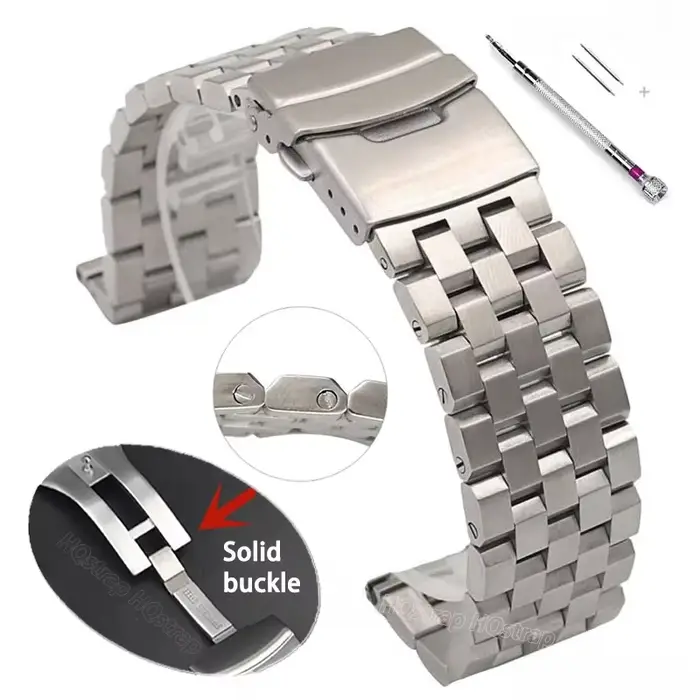 Bracelet en acier inoxydable entièrement solide