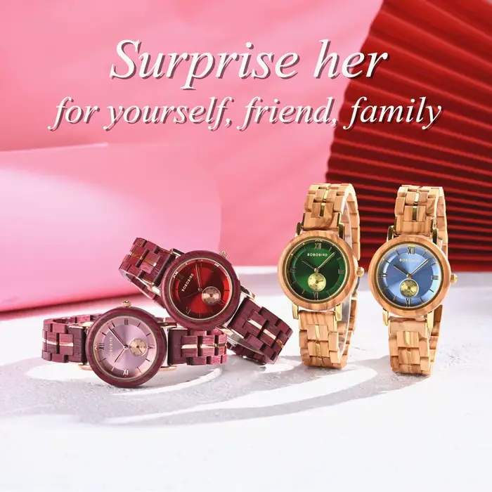 Montre pour femme BOBO BIRD montres en bois de luxe pour femmes Support livraison directe et LOGO personnalisé