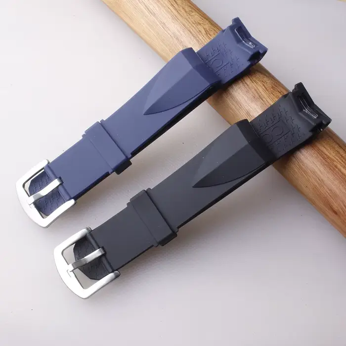 Bracelet de montre en silicone 22mm 24mm pour homme et femme, sportif, résistant à l'eau, adapté aux montres intelligentes, idéal pour toutes les saisons