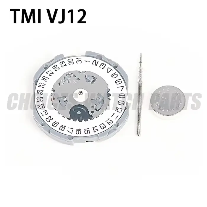 Mouvement ZHIO TMI VJ12 Quartz 3 Aiguilles Date à 3/6 Heures Prêt à L'Emploi Accessoires De Montre Avec Pile Occasions Spéciales
