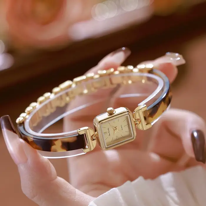 Bee Sister dames montres nouveau 2025 luxe écaille de tortue ambre