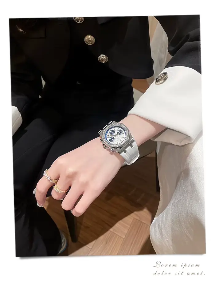 Ciloa – montre à grand cadran pour femme